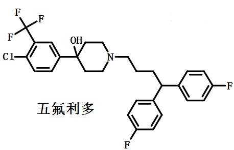 五氟利多的結構式